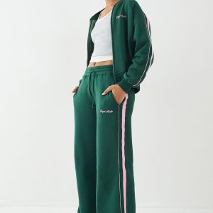 DSGN Studio Embroidered Side Stripe Straight Leg Jogger