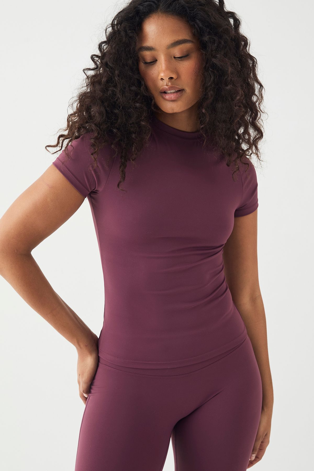 DSGN Studio Sports Ultra Sculpt Short Sleeve Top - Image 3