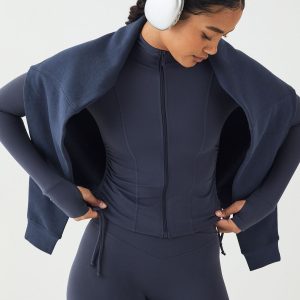 DSGN Studio Ultra Sculpt Ruched Side Sports Jacket