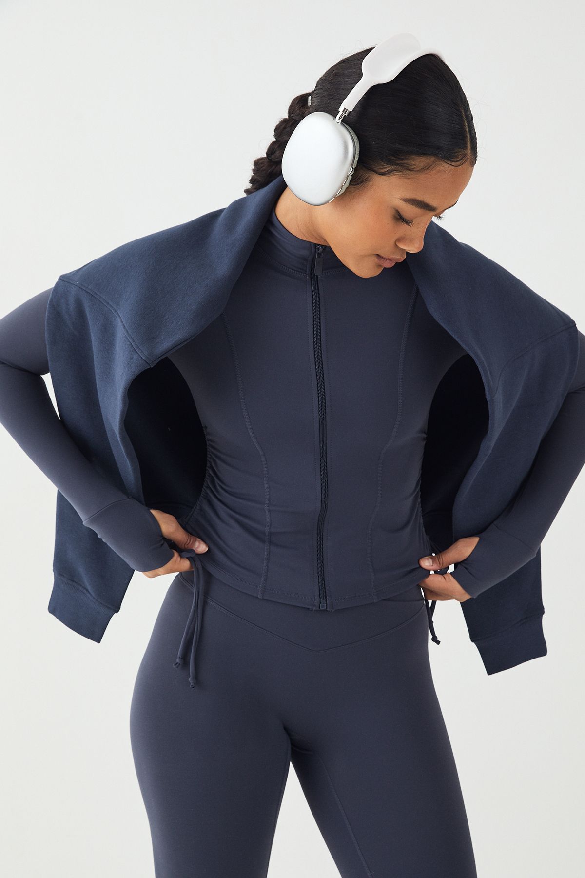 DSGN Studio Ultra Sculpt Ruched Side Sports Jacket