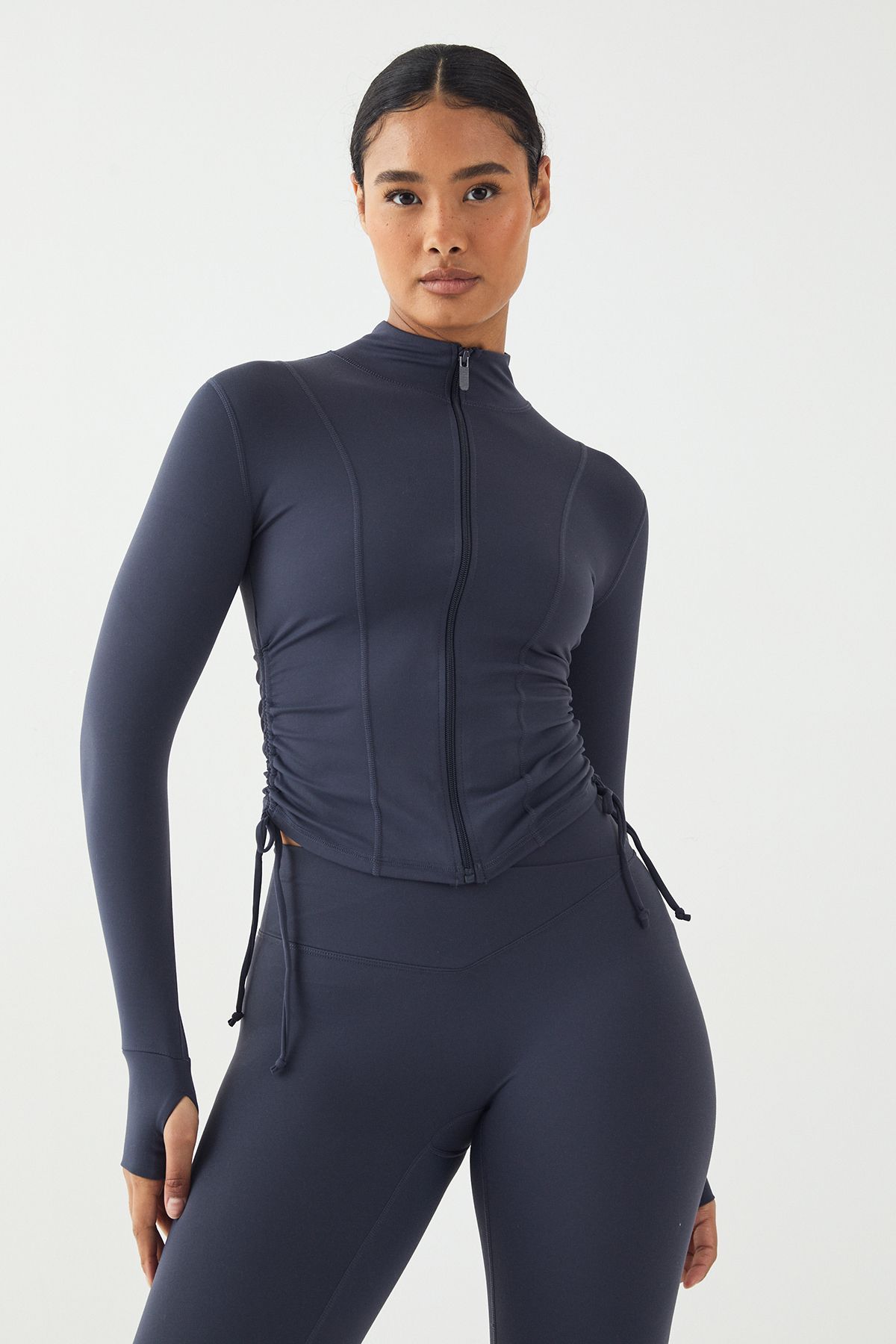 DSGN Studio Ultra Sculpt Ruched Side Sports Jacket - Image 3