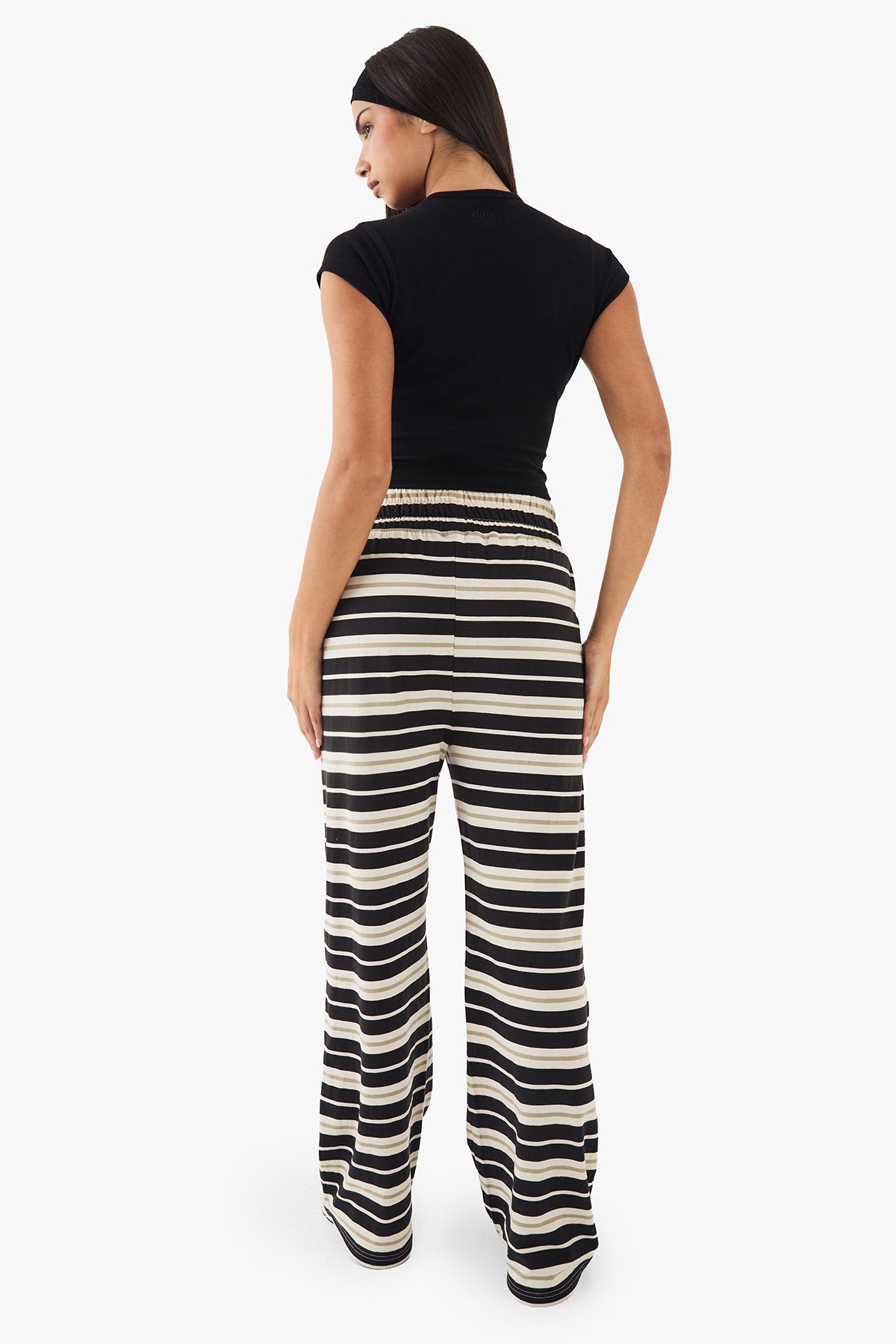 DSGN Studio Stripe Straight Leg Trouser - Image 2
