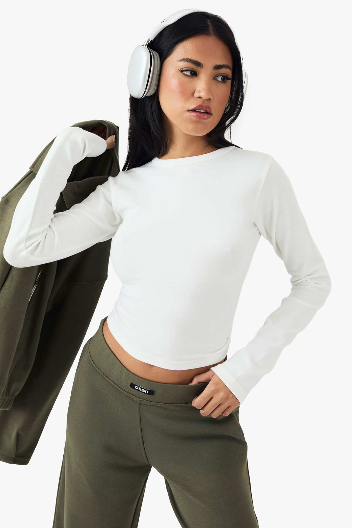 DSGN Studio Embroidered Long Sleeve Top