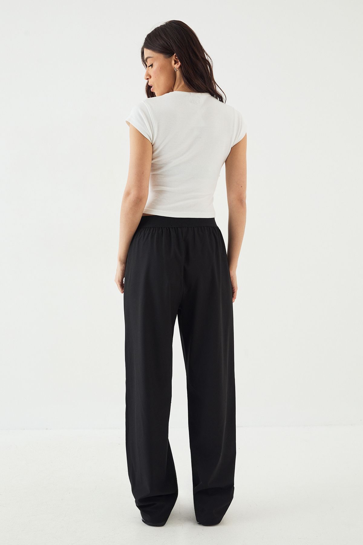 DSGN Studio Elasticated Waist Straight Leg Trouser - Image 2