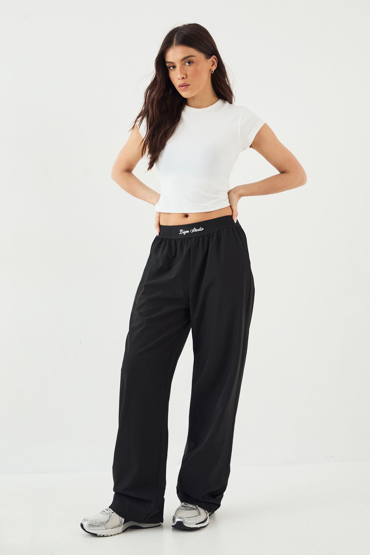 DSGN Studio Elasticated Waist Straight Leg Trouser - Image 3