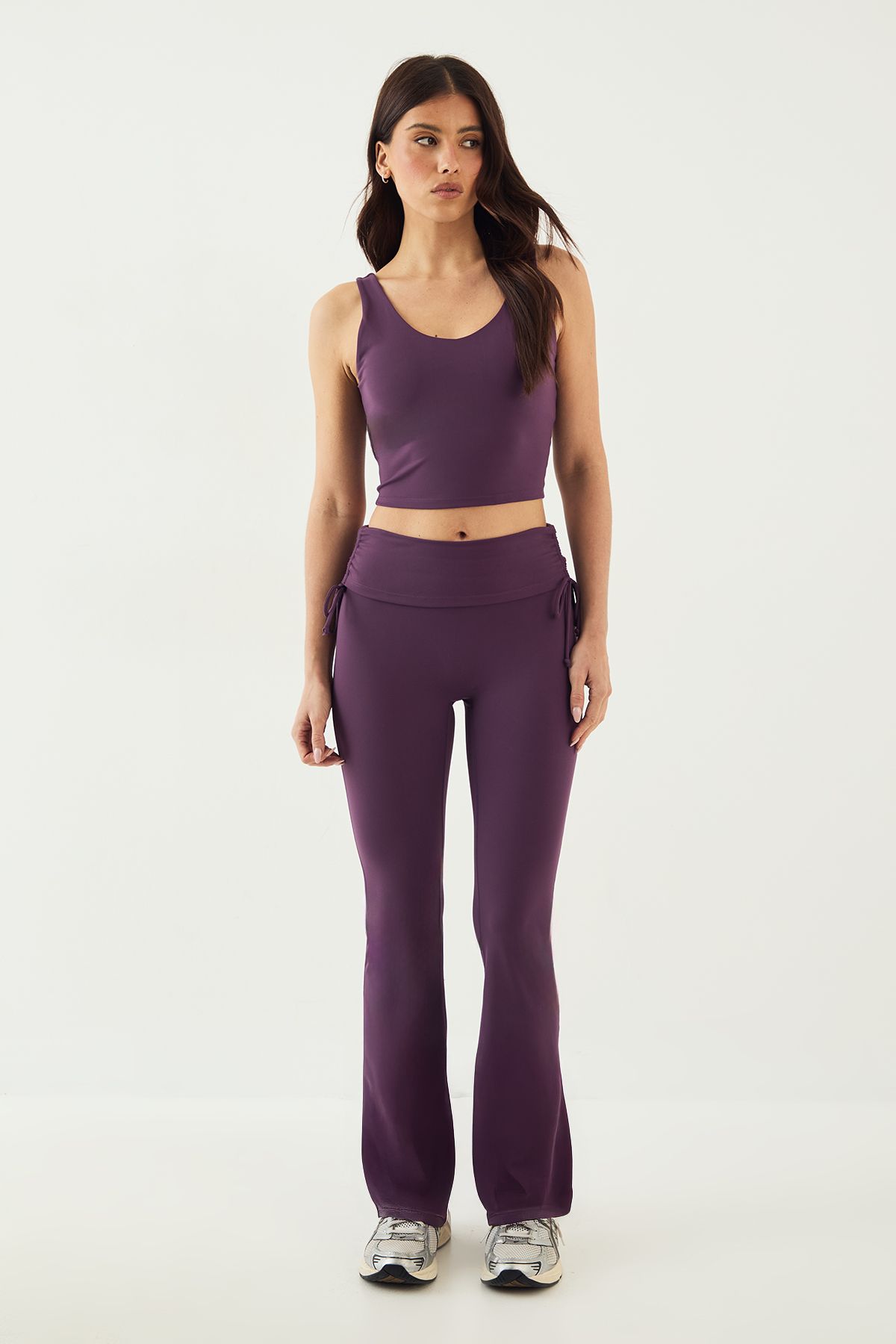 DSGN Studio Ultra Sculpt Ruched Side Flared Legging - Image 5