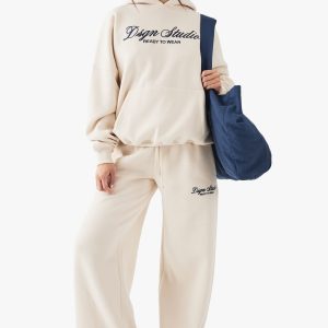 DSGN Studio Embroidered Straight Leg Jogger