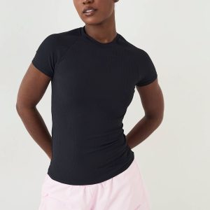 DSGN Studio Ultra Sculpt Rib Short Sleeve Top