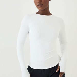 DSGN Studio Ultra Sculpt Rib Long Sleeve Top