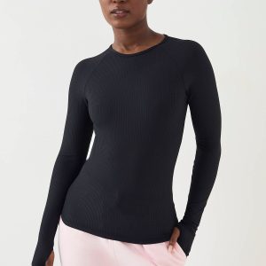 DSGN Studio Ultra Sculpt Rib Long Sleeve Top