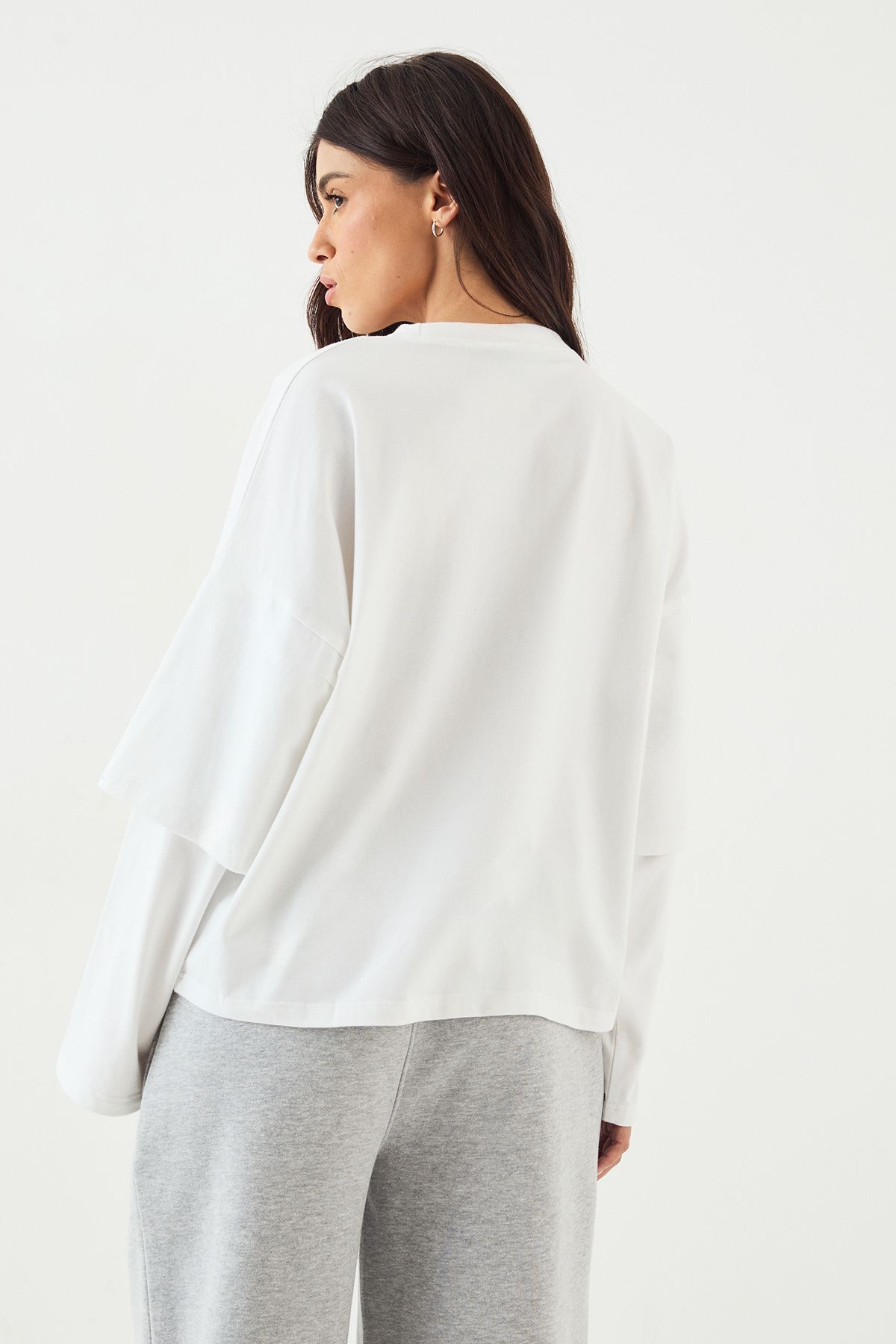 DSGN Studio Faux Layer Sleeve T-Shirt - Image 2
