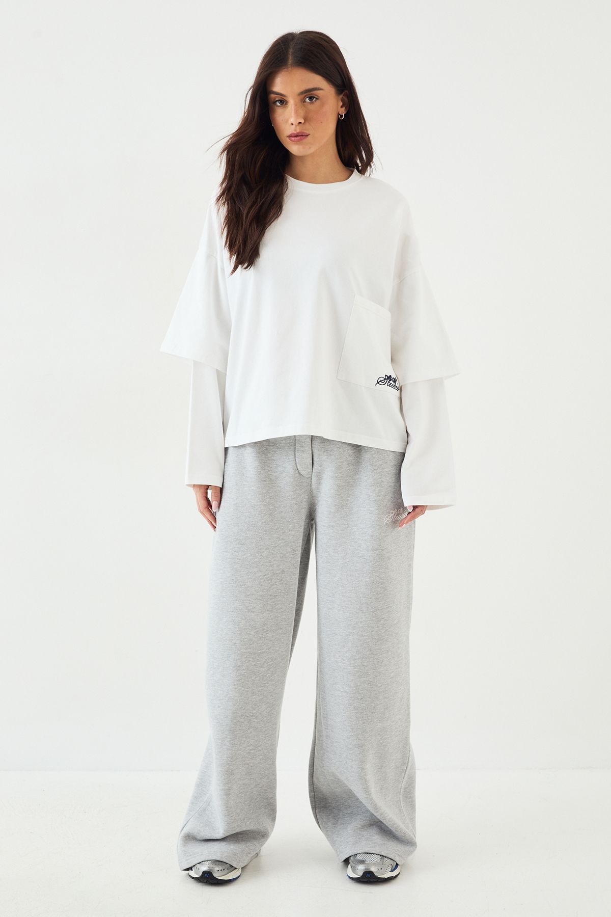 DSGN Studio Faux Layer Sleeve T-Shirt - Image 5