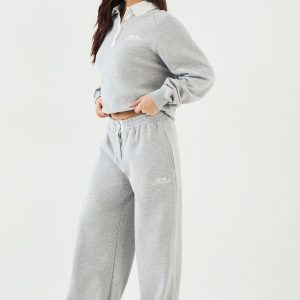 DSGN Studio Contrast Button Up Jogger