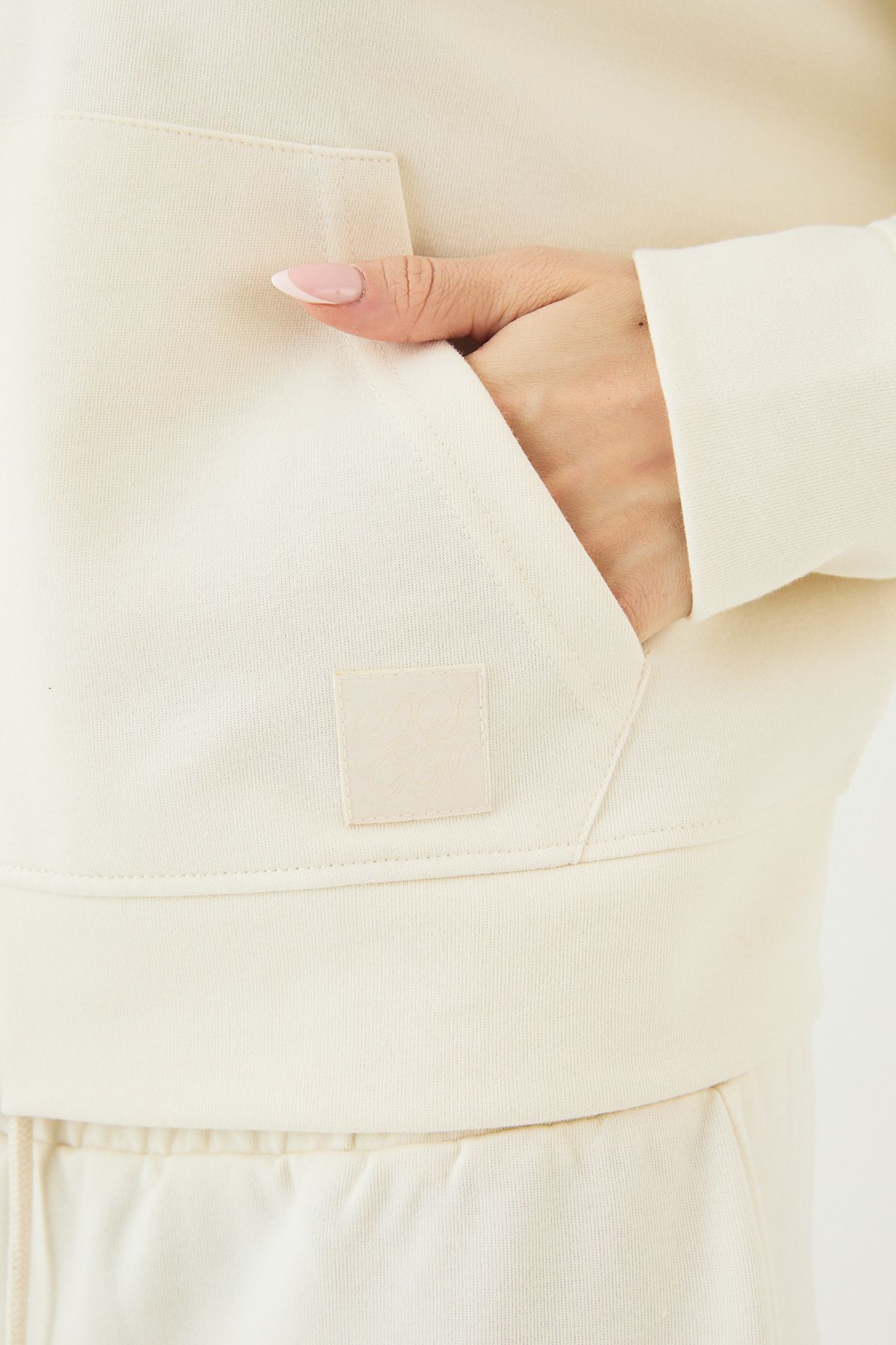 DSGN Studio Interlock Funnel Neck Zip Through Bomber - Image 4
