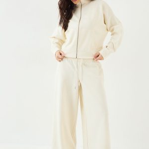 DSGN Studio Deep Waistband Wide Leg Jogger