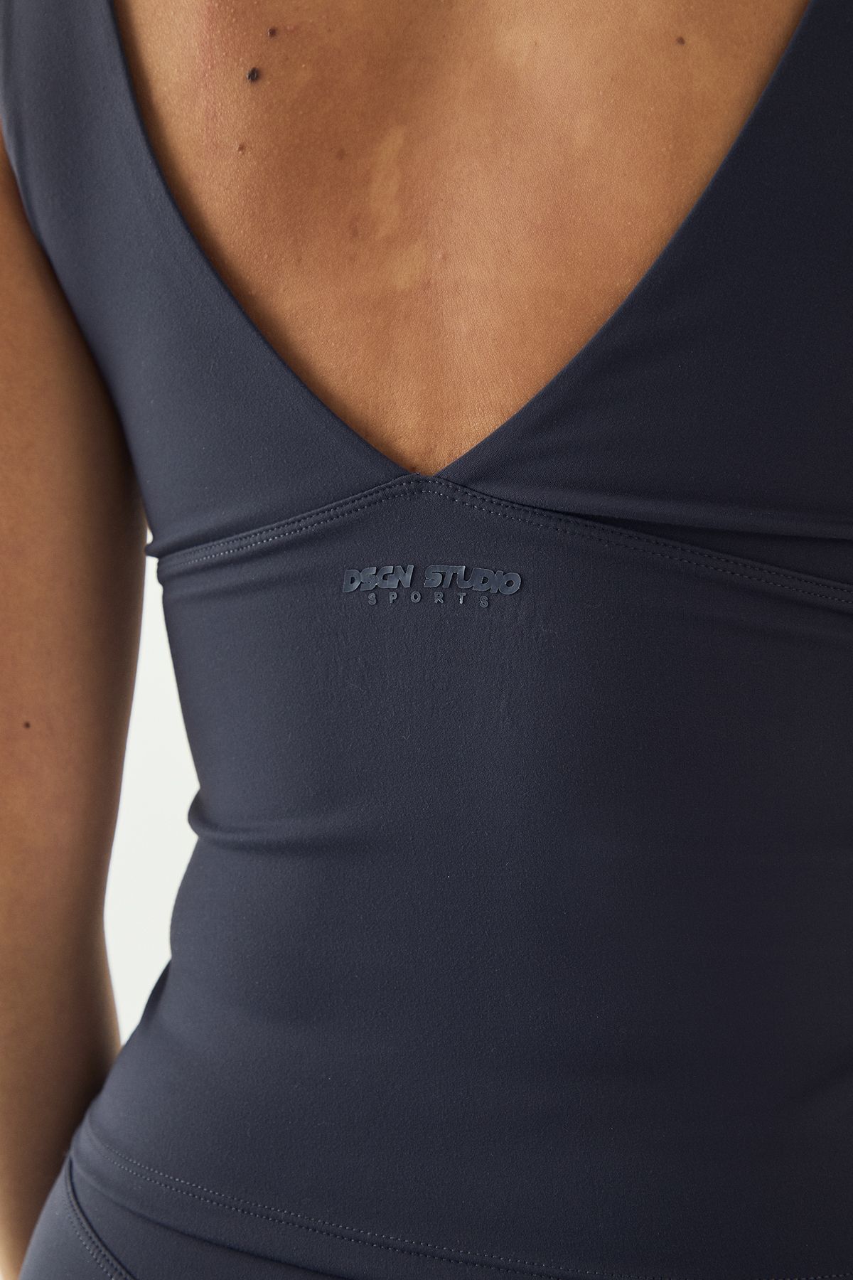 DSGN Studio Ultra Sculpt Wrap Front Padded Vest Top - Image 4